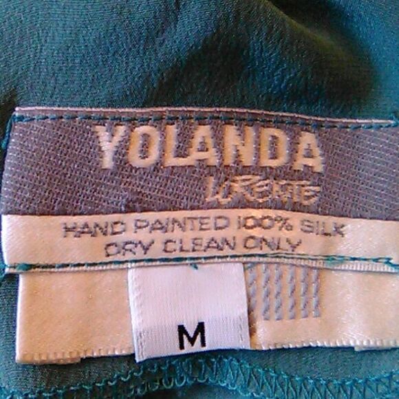 Rare Vintage Yolanda Lorente Hand Painted Dress - Picture 8 of 9